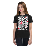 Kid's Geometric T-Shirt - The Pablo - Zebra High Contrast Apparel and Clothing for Parents and Kids